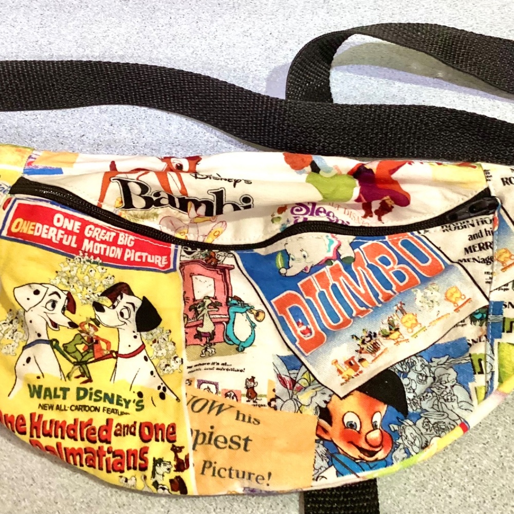 Unique Classic Disney Cartoons Patchwork Multicol… - image 2